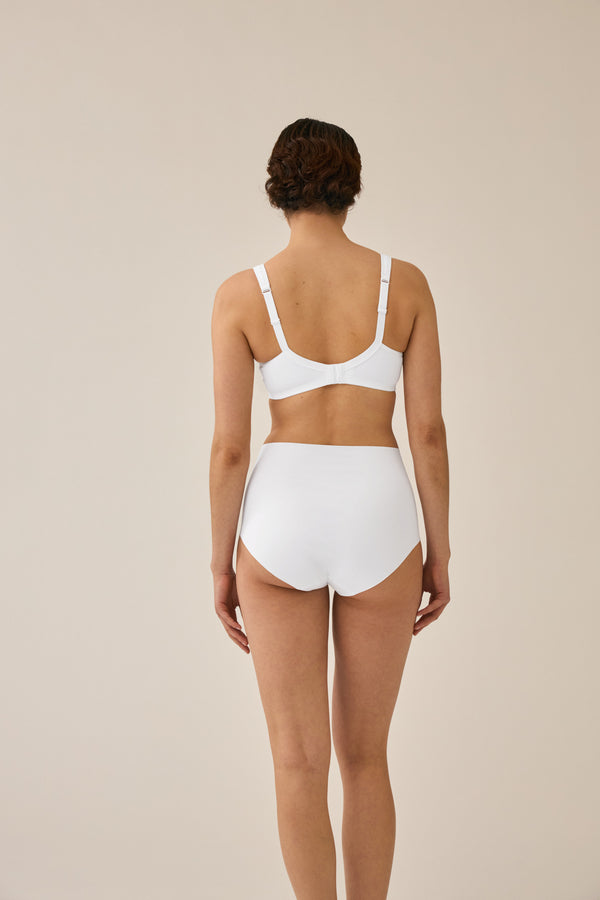 Naturana Soft-BH mit Mesheinsatz - Weiss Vatertagsangebot