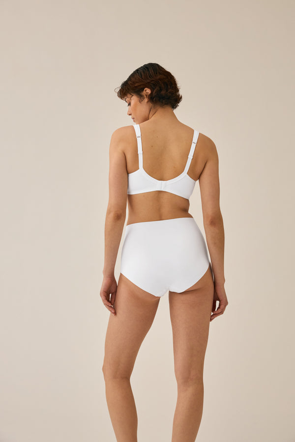 Naturana Soft-BH mit Mesheinsatz - Weiss Vatertagsangebot