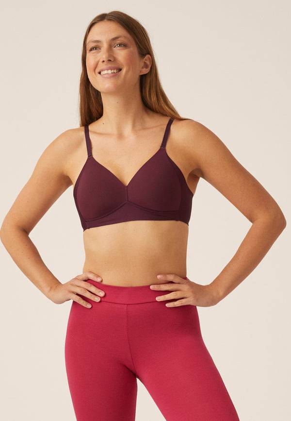 Naturana Soft-BH mit Side Smoother Effekt - Burgund Jubiläumsangebot