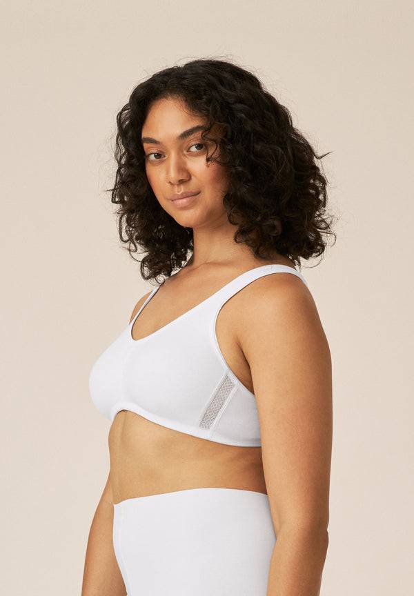 Naturana Soft-BH aus Baumwolle - Weiss Heißer Verkauf