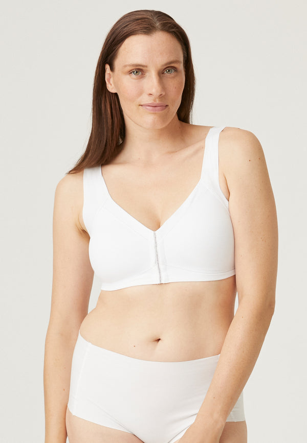 Naturana Vorderverschluss-BH - Weiss Zeitlich begrenztes Angebot