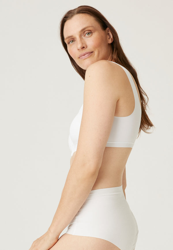 Naturana Vorderverschluss-BH - Weiss Zeitlich begrenztes Angebot
