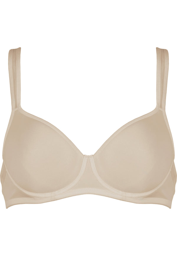 Naturana Spacer Bügel-BH mit Mesh Details - Light Beige Blitzangebot