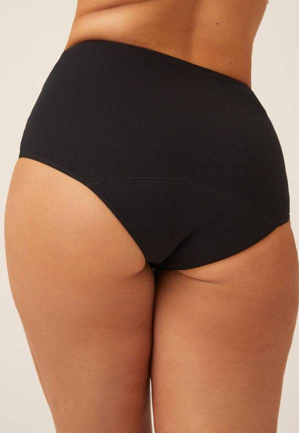 Naturana Perioden Highwaist Slip - Schwarz Saisonale Angebote