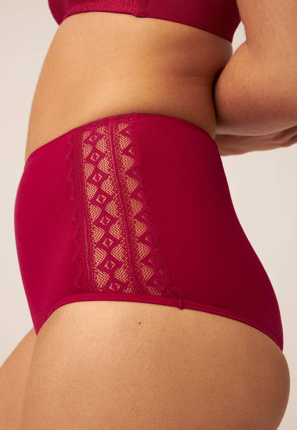 Naturana Perioden Highwaist Slip - Cassis Räumungsverkauf