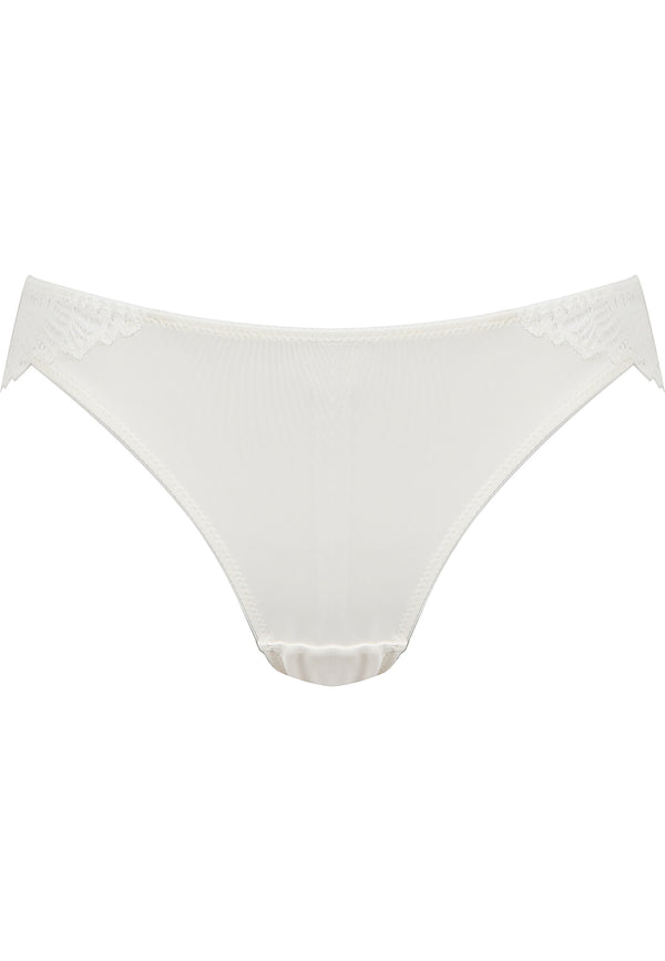 Naturana Slip mit Spitzendetails - Ecru Tiefpreis