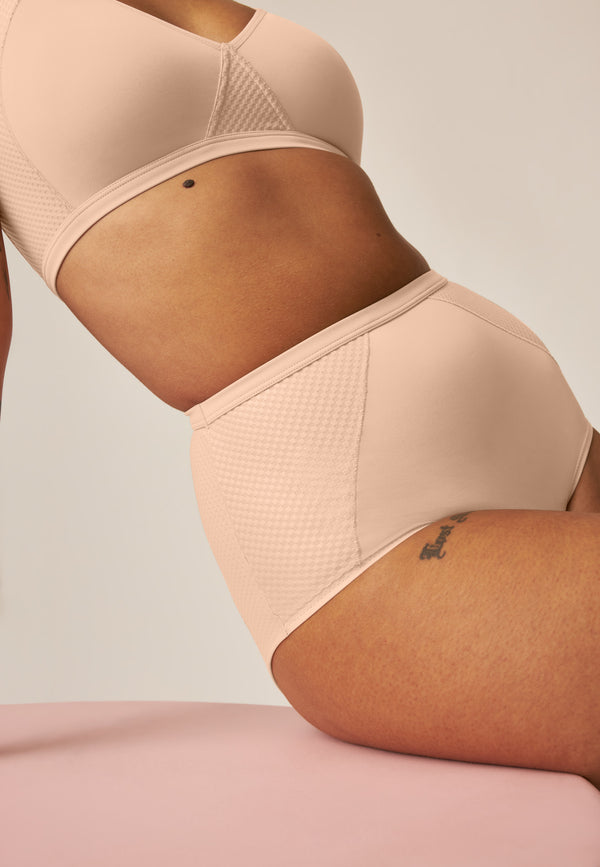 Naturana Comfort High Waist Slip - Light Beige Begrenzte Freigabe