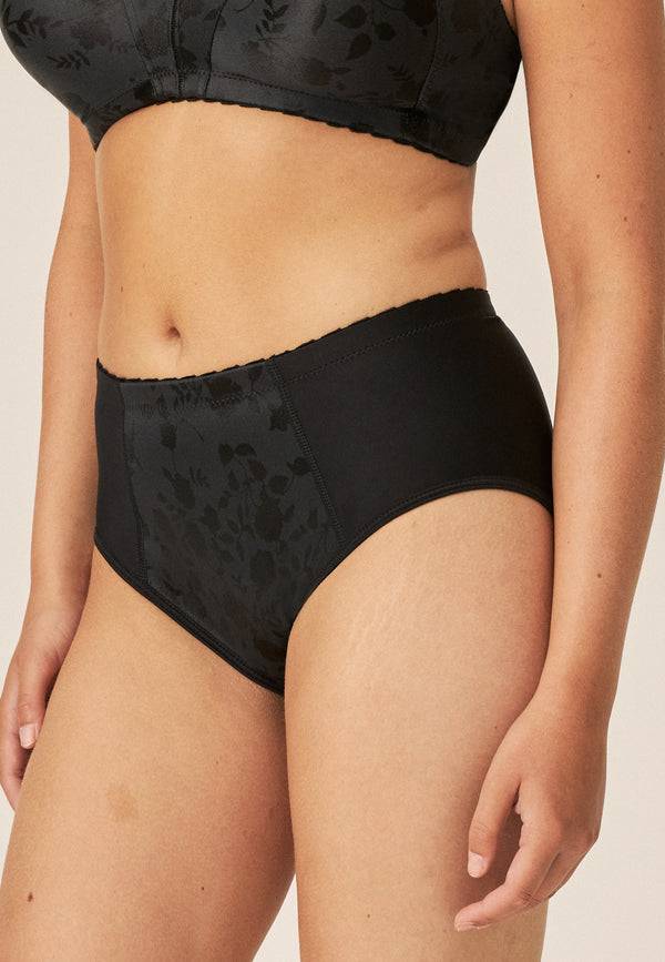Naturana Minimizer Slip mit Blumenmuster - Schwarz Zeitbegrenzte Promotion