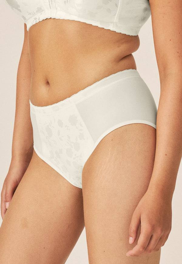 Naturana Minimizer Slip mit Blumenmuster - Champagner Bis zu 50% Rabatt