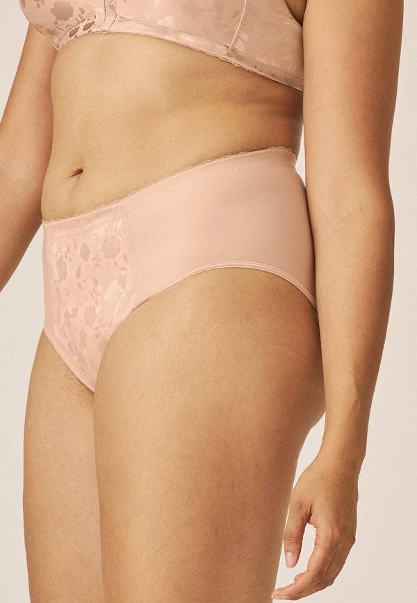 Naturana Minimizer Slip mit Blumenmuster - Light Beige Bis zu 60% Rabatt