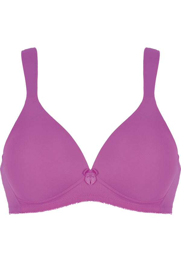 Naturana Soft-BH mit Schale und Entlastungsträgern - Purple Orchid Nur noch ein Tag übrig