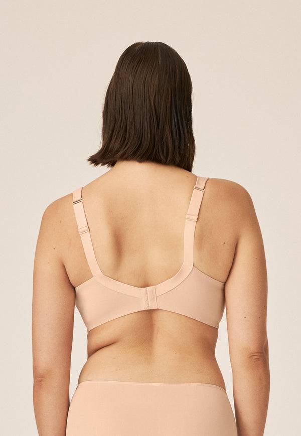 Naturana Bügelloser BH mit Schale und Glanzband - Light Beige Riesige Rabatte