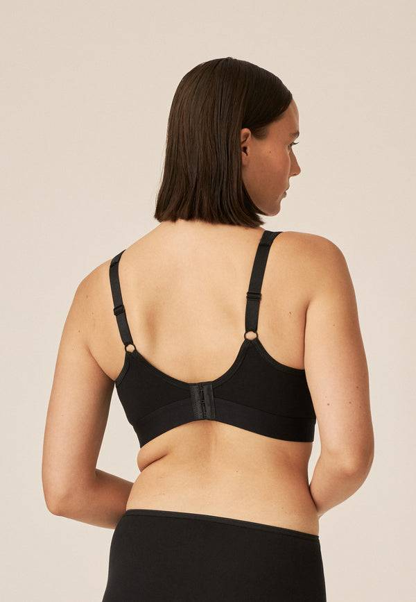 Naturana Athleisure Soft-BH - Schwarz Rabatte dieses Monats