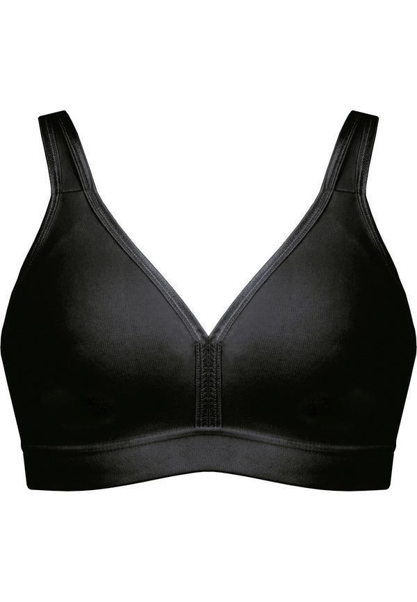 Naturana Athleisure Soft-BH - Schwarz Rabatte dieses Monats
