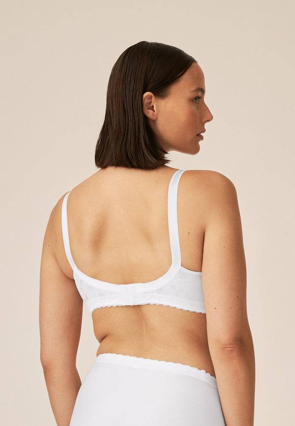 Naturana Minimizer Soft-BH in Blumenmuster - Weiss Angebote
