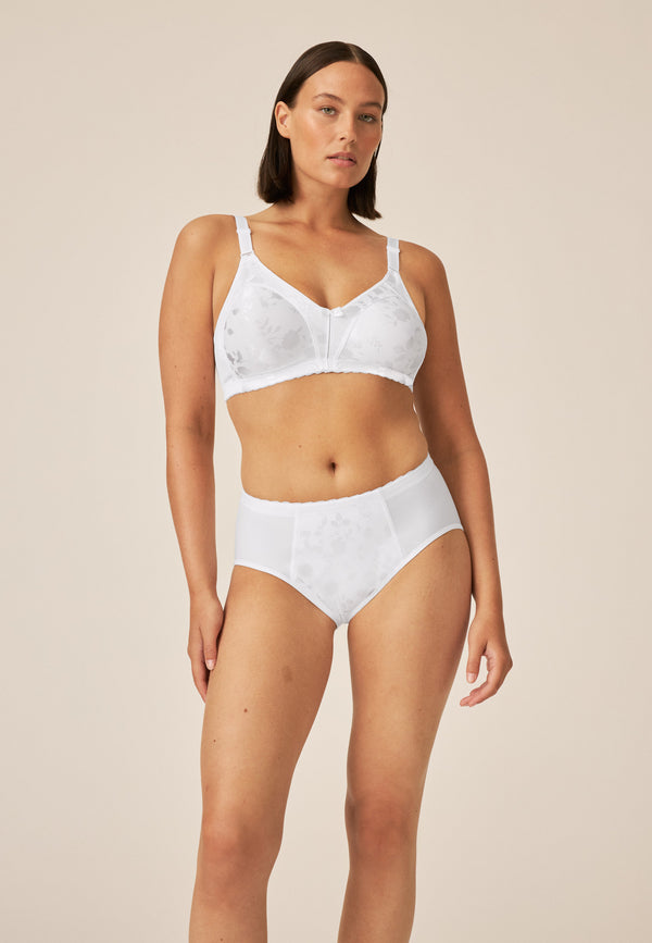Naturana Minimizer Soft-BH in Blumenmuster - Weiss Angebote