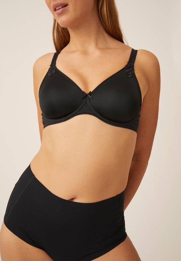 Naturana Minimizer Bügel-BH Simplex - Schwarz Günstiger Verkauf