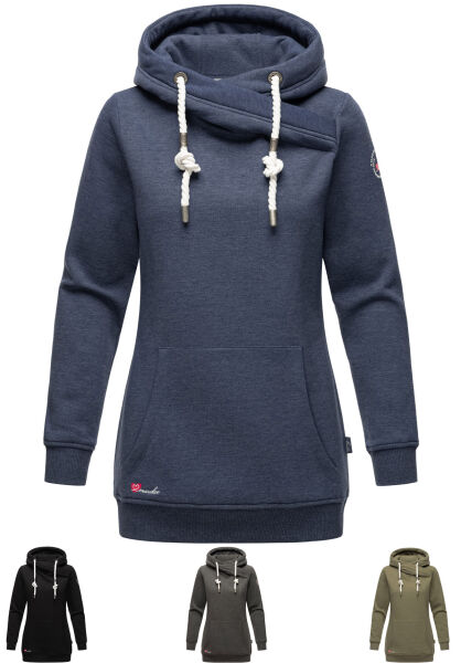 Navahoo Izuyaa Damen Sweatshirt Hoodie Kapuzenpullover Lagerräumung
