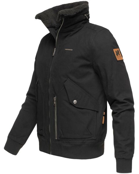 Navahoo Navahoo Herren Piloten Jacke mit Stehkragen Blitzangebot
