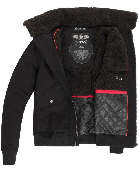 Navahoo Navahoo Herren Piloten Jacke mit Stehkragen Blitzangebot
