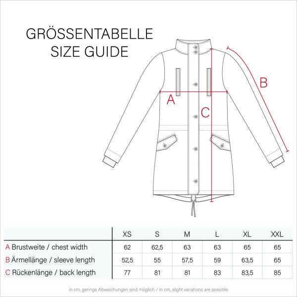 Navahoo Karmaa-Princess Damen Parka Winterjacke mit Fellkragen Neueste Stile