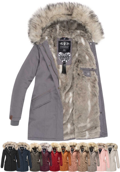 Navahoo Navahoo Cristal Damen Winterjacke Parka mit Kunstfell Discount Store für neue Produkte