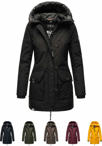 Navahoo Navahoo Freezestoorm Damen Parka Winterjacke gefüttert mit Kapuze Kostenloser Versand international