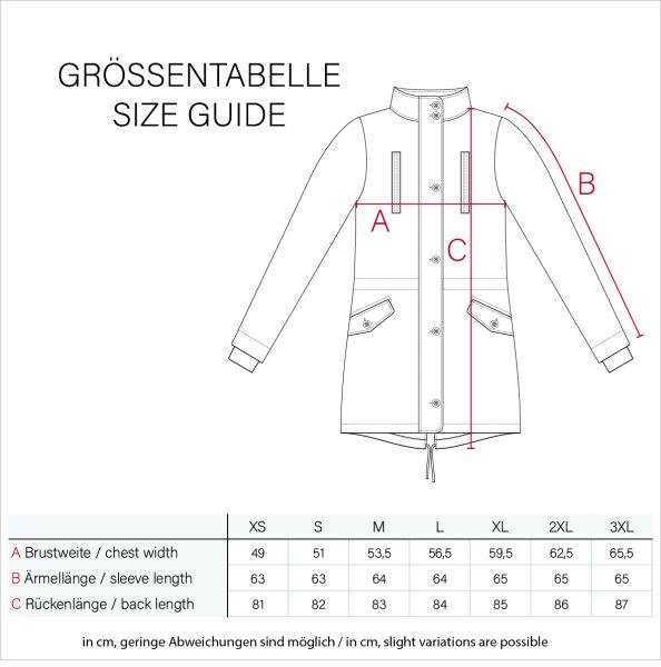 Navahoo Navahoo Freezestoorm Damen Parka Winterjacke gefüttert mit Kapuze Kostenloser Versand international