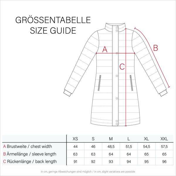Navahoo Nanakoo Damen Trenchcoat Wintermantel Großer Ausverkauf