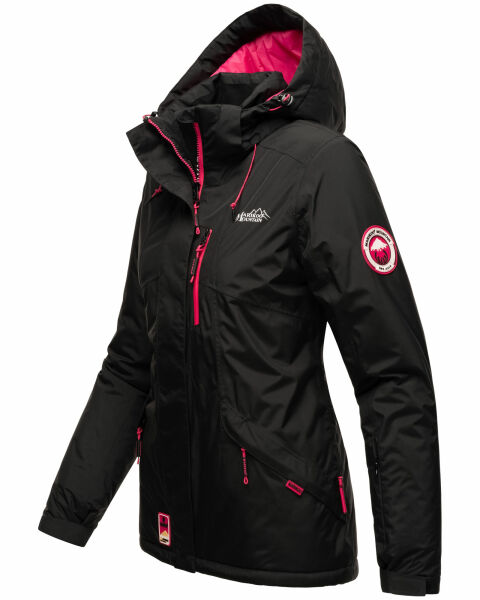 Navahoo Rabeaa Damen Winter Jacke Kurz Winterjacke Outdoor Kapuze gefüttert Exklusivangebot