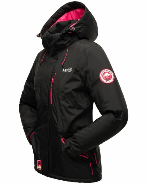 Navahoo Rabeaa Damen Winter Jacke Kurz Winterjacke Outdoor Kapuze gefüttert Exklusivangebot