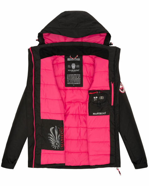 Navahoo Rabeaa Damen Winter Jacke Kurz Winterjacke Outdoor Kapuze gefüttert Exklusivangebot