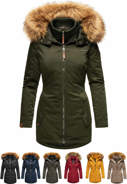 Navahoo Sanakoo Damen Winterjacke mit Teddyfell Cyber Monday