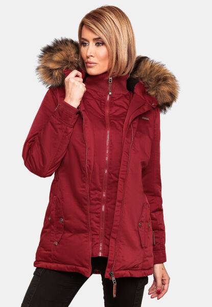Navahoo Sanakoo Damen Winterjacke mit Teddyfell Cyber Monday