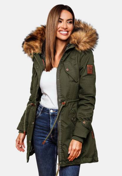 Navahoo La Viva Princess Damen Winterjacke mit Kapuze Vatertagsangebot