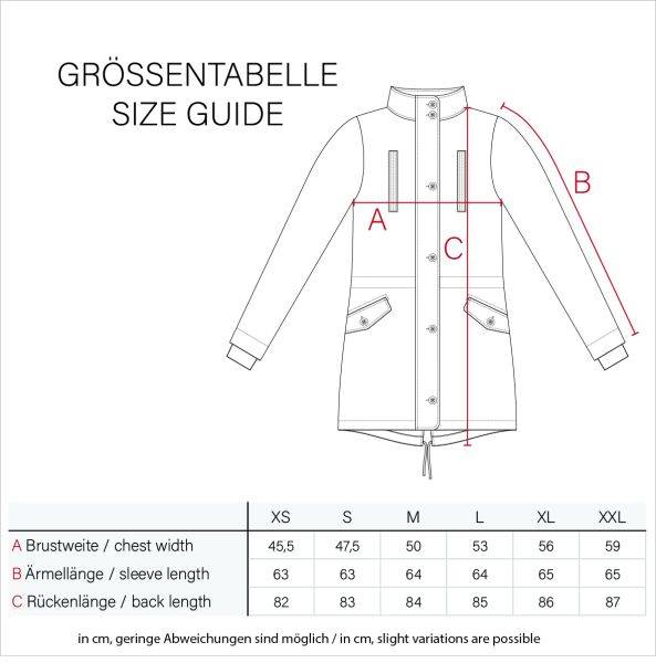 Navahoo Leilaniaa Damen Mantel Trenchcoat Wintermantel mit Kapuze Valentinstagsangebot