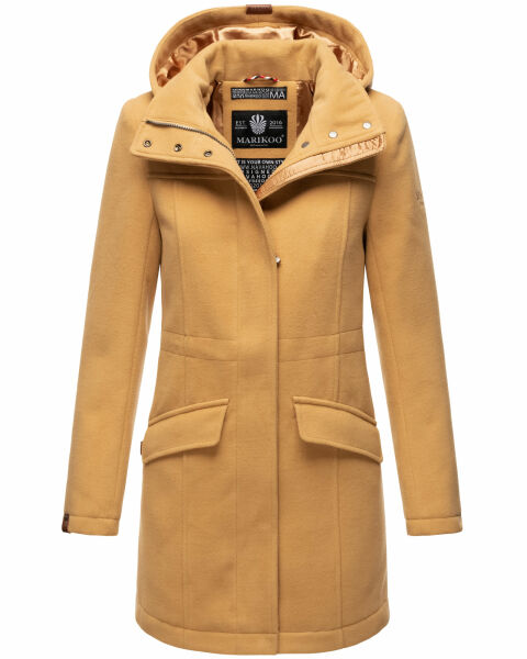 Navahoo Leilaniaa Damen Mantel Trenchcoat Wintermantel mit Kapuze Valentinstagsangebot
