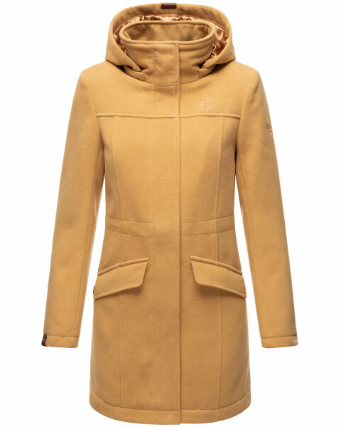 Navahoo Leilaniaa Damen Mantel Trenchcoat Wintermantel mit Kapuze Valentinstagsangebot