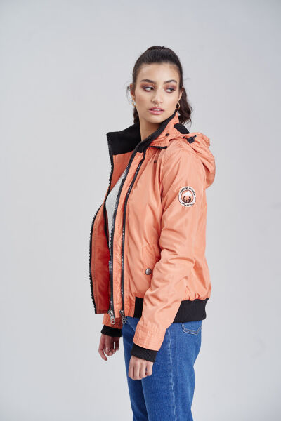Navahoo Luyuu Damen Herbstjacke Frühjahrsjacke mit Kapuze Top Angebot