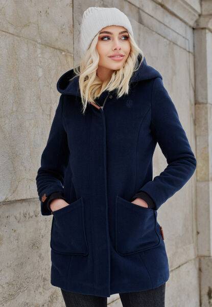 Navahoo Maikoo Damen Trenchcoat Wintermantel Neueste Mode