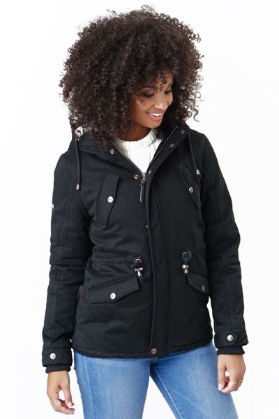 Navahoo Manolya Damen Parka Winterjacke mit Teddyfell Zeitlich begrenztes Angebot