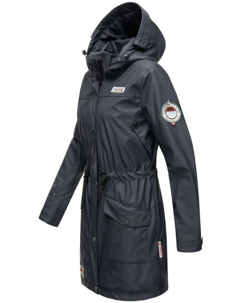 Navahoo Navahoo Deike Damen Regenjacke Regenmantel lang Teddyfell Bestseller