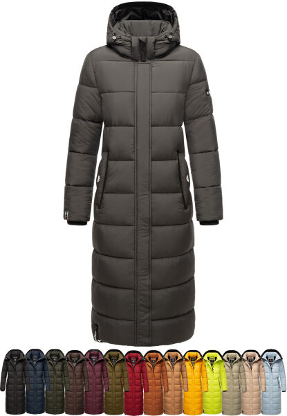 Navahoo Navahoo Isalie Damen lange Winterjacke gesteppt