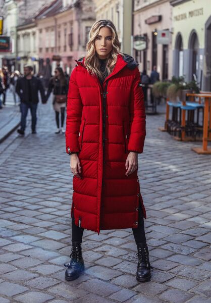 Navahoo Navahoo Isalie Damen lange Winterjacke gesteppt Tägliche Deals