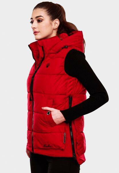 Navahoo Zarinaa Damen Weste Steppweste Ärmellose Jacke Kostenlose Rückgabe