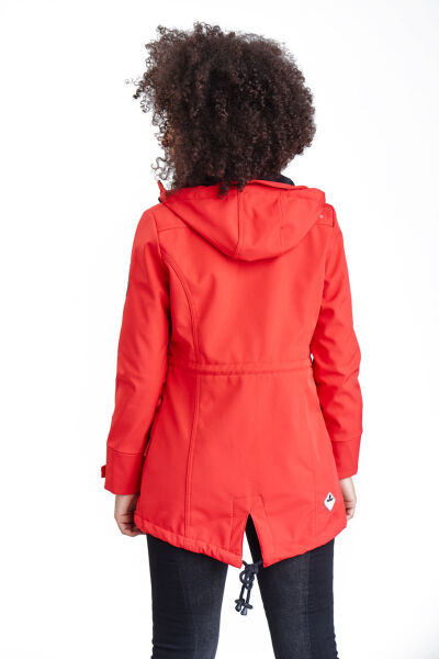 Navahoo Zimtzicke Damen lange Softshell Jacke Begrenzte Freigabe