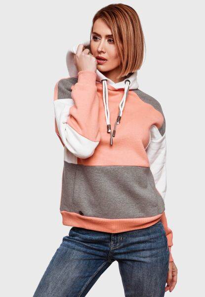 Navahoo Navahoo Babykätzchen Damen Blocking Color Hoodie Kapuzenpullover Letzte 3 Tage