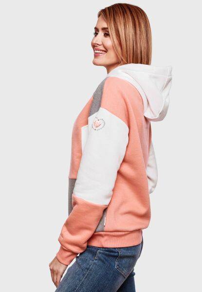 Navahoo Navahoo Babykätzchen Damen Blocking Color Hoodie Kapuzenpullover Letzte 3 Tage