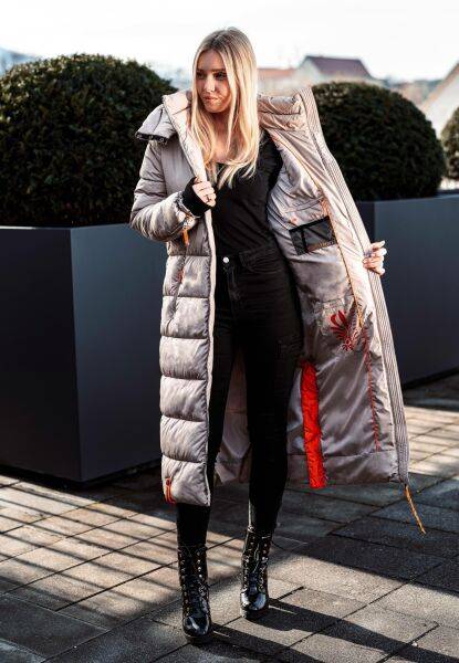 Navahoo Navahoo Kristallblume Damen Winter Steppjacke Bis zu 65% Rabatt