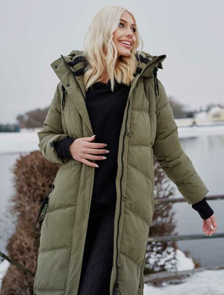 Navahoo Navahoo Kuschelmausi lange Damen Winterjacke Sonderangebot der Fabrik